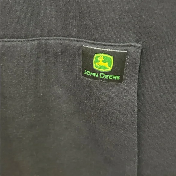 John Deere Black Crewneck Sweater with Pink Logo - Picture 2 of 5